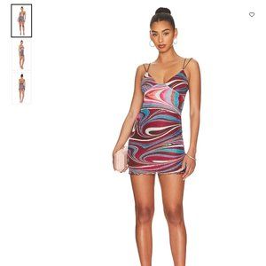 Groovy Print Mini Dress